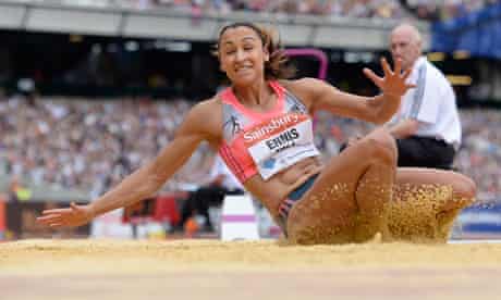 Jessica Ennis-Hill in the long jump