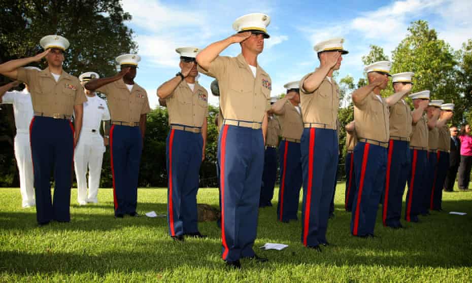 US marines in Darwin