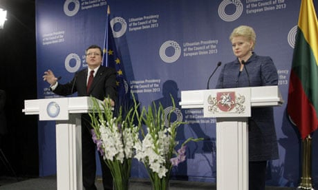 Barroso and Grybauskaite