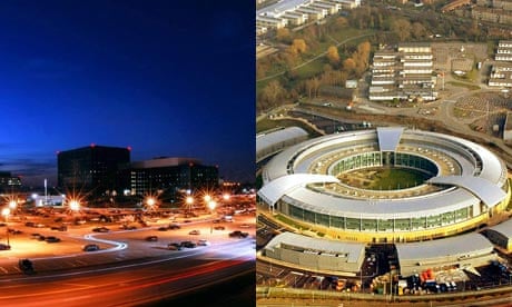 NSA and GCHQ headquarters