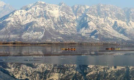 Dal lake, Srinagar, in the Kashmir 'valley'