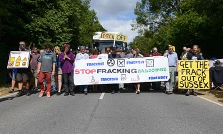 Anti-fracking protests in Balcombe