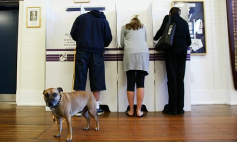 Australians voting in Sydney in 2010.