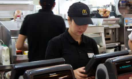 McDonald's worker England UK