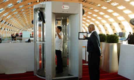 Airport security scanner