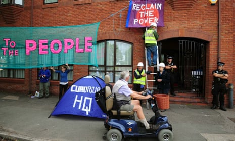 Fracking protests around the UK – as it happened | Energy | The Guardian