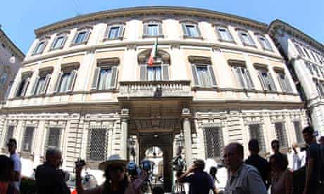 Palazzo Grazioli, the Roman residence of Silvio Berlusconi