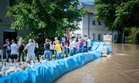 Flood in Eastern Germany 