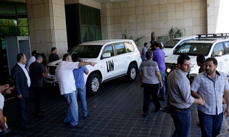 The UN high representative for disarmament affairs arrives in Damascus, Syria