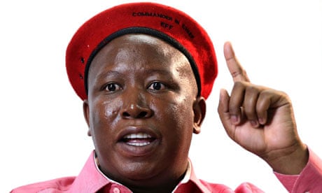 South African politician Julius Malema likened to Hitler and Mussolini | South Africa | The Guardian