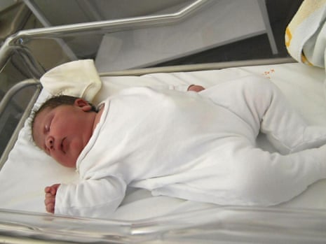 A baby weighing 13lbs 10oz (6.2kgs) born in Denia, Valencia, Spain. The baby's mother, British citizen Maxime Marin, 40, gave birth the heaviest baby born in Spain by naturally.