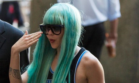 File of Actress Amanda Bynes arriving for a court hearing at Manhattan Criminal Court in New York