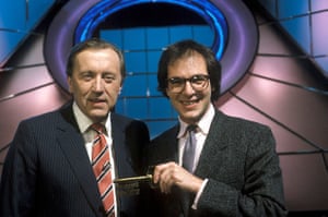 Sir David Frost: David Frost with Loyd Grossman presenting Through the Keyhole, 1989