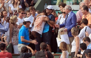 Nadal's trophies: 6 Spanish player Rafael Nadal hugs his coach