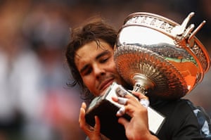 Nadal's trophies: 22 French Open - Day Sixteen
