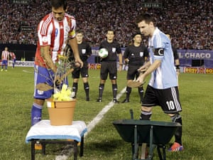 Sport picture of the day: Lionel Messi does a spot of gardening | Sport | The Guardian Sport picture of the day: Lionel Messi does a spot of gardening | Sport | The Guardian