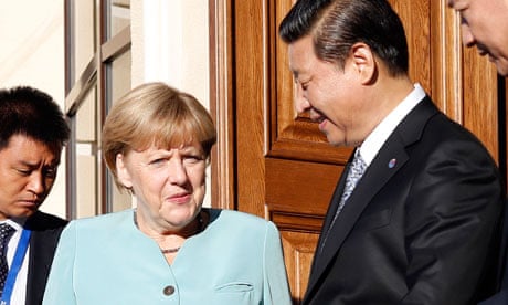 Angela Merkel Xi Jinping