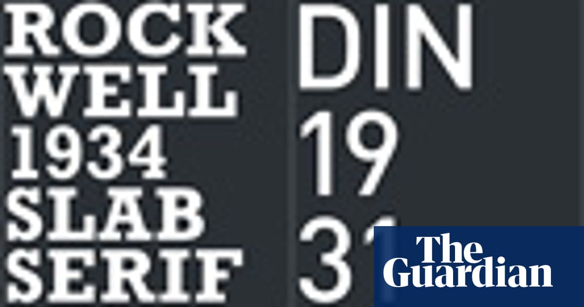 The 10 Best Fonts Art And Design The Guardian