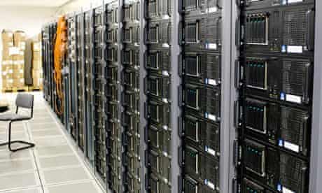 Racks of servers at CERN