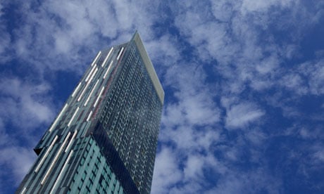 Hilton tower in Manchester