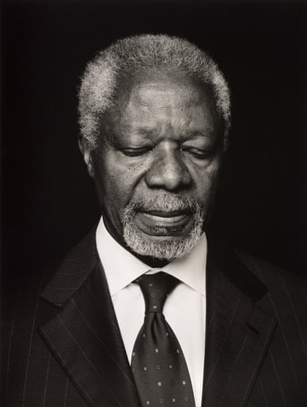 Kofi Annan by Anoush Abrar , shortlisted for the Taylor Wessing Photographic Portrait  Prize 2013