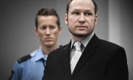 Anders Behring Breivik trial, Oslo Court House, Norway - 01 Jun 2012