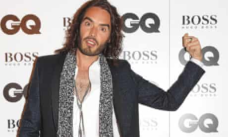 Russell Brand at the GQ awards at the Royal Opera House
