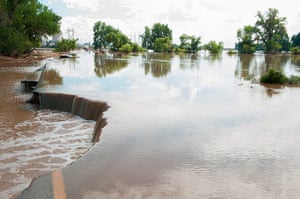 Colorado flooding update: St Vrain floodwaters