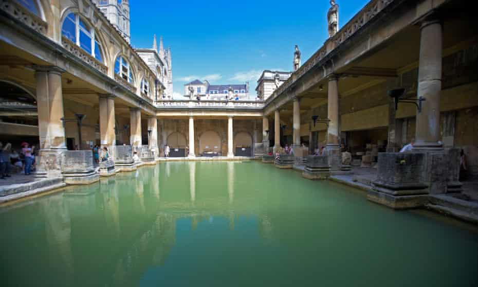 The Roman Baths, City of Bath, England, UK.