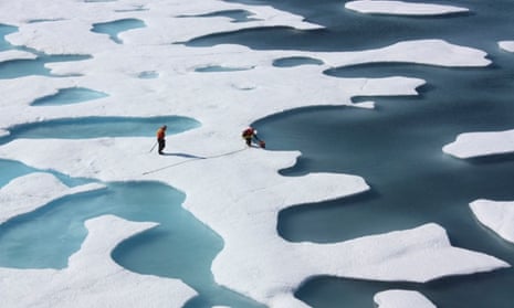 The seven summers with the lowest minimum sea ice extents have all occurred in the last seven years.