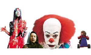 Sissy Spacek in Carrie, Kathy Bates in Misery, Tim Curry in It, Danny Lloyd in The Shining