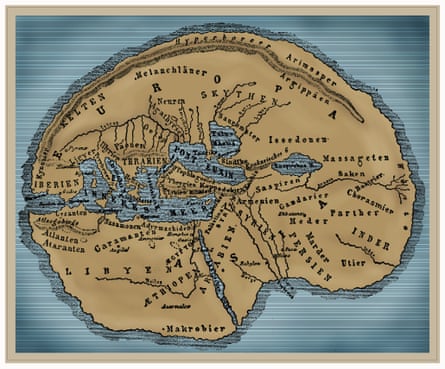Map after Herodotus of Halicarnassus, (circa 484 BC - 425 BC).