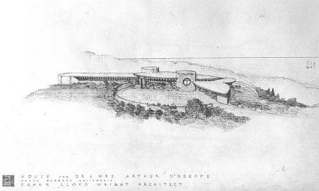 Frank Lloyd Wright Santa Barbara villa design