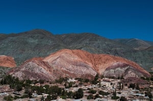 Andes crossing: Purmamarca and the hill of seven colours, Argentina