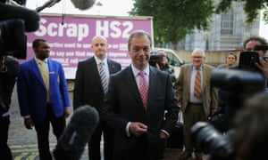 Leader of UKIP Nigel Farage arrives for the annual party conference in London, England.