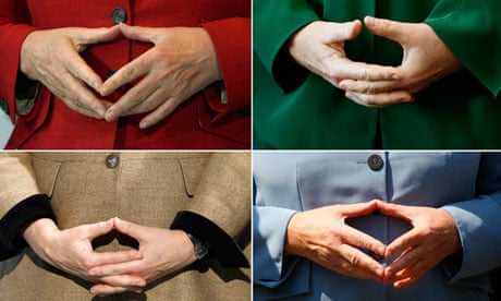 The Merkel rhombus: How a hand gesture became a brand