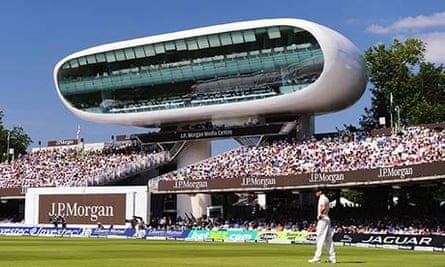 Stirling prize 1999 winner Lord's cricket ground media centre, London