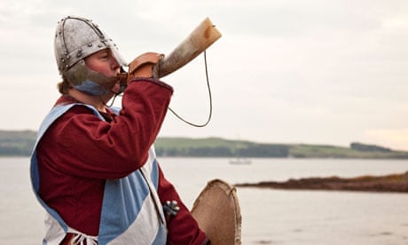 Re-enactment of the battle of Largs
