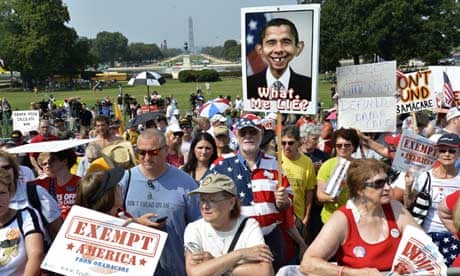 Tea Party rally to defund Obamacare