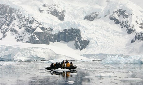 Antarctic tourists
