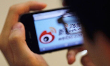 Sina Weibo microblogging site