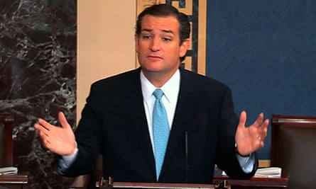 Ted Cruz Pulls All Nighter As Marathon Anti Obamacare Speech Churns On Us Senate The Guardian