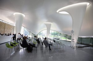 Sackler: Members of the public admire the redeveloped Serpentine Sackler Gallery 