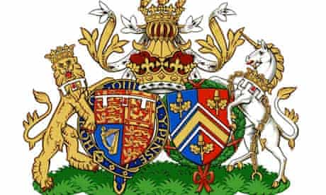 conjugal coat of arms Duke and Duchess of Cambridge.