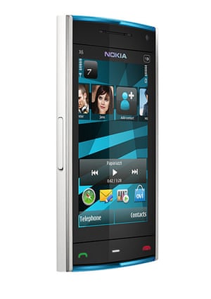 Nokia timeline: 2010: Nokia X6 smartphone and portable entertainment device