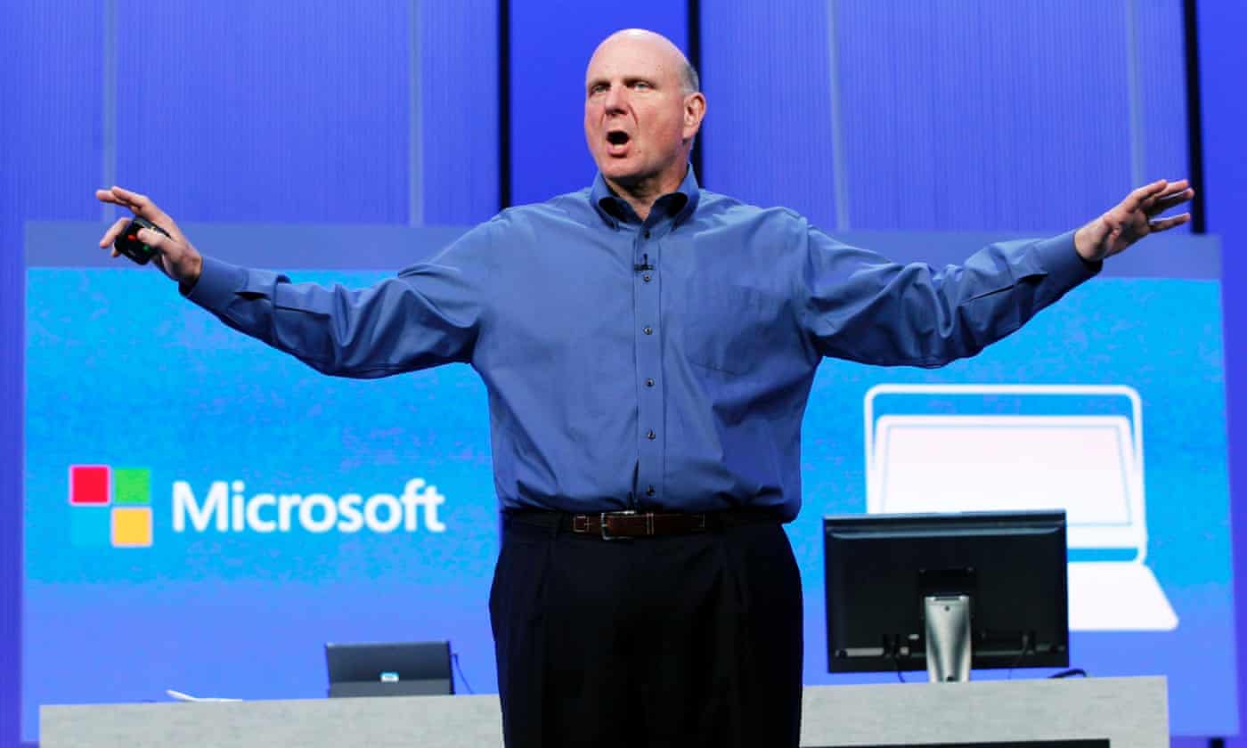 Microsoft's Steve Ballmer gives final emotional speech to staff