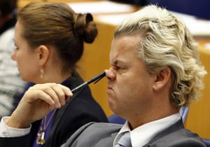 Embarrassed Polictians:  Geert Wilders