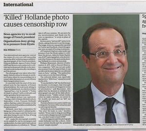 Embarrassed Polictians: Francoise Hollande