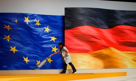 German and EU flags