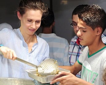 Asma al-Assad, wife of Syrian president Bashar Al-Assad